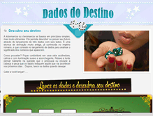 Tablet Screenshot of dados-do-destino.com